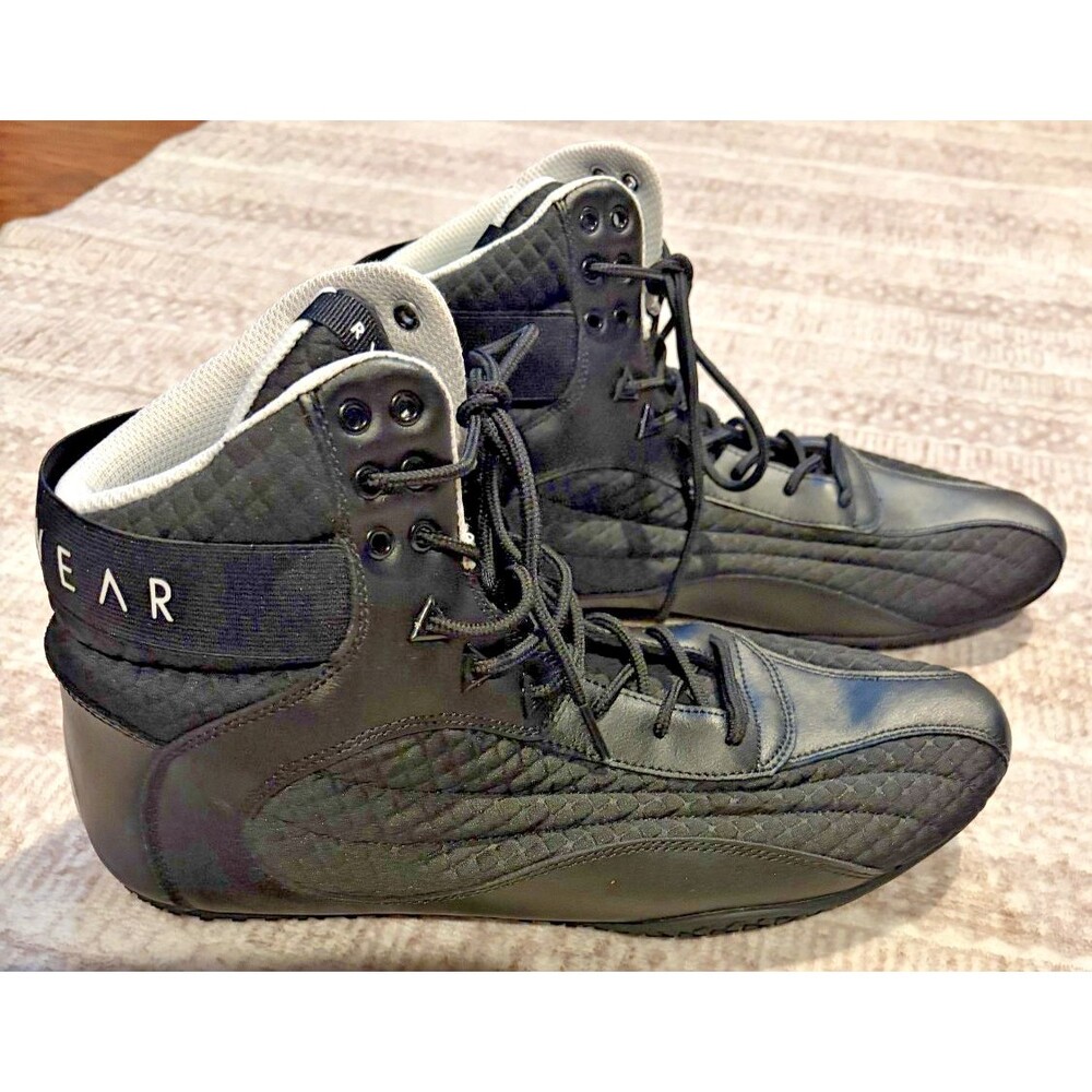 RYDERWEAR D-MAK II WEIGHTLIFTING GYM SHOE BLACK SIZE US 12 MENS
